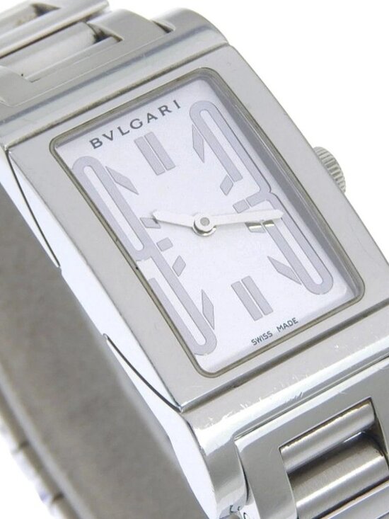 BVLGARI Rettangoro Watches RT39S Silver WhiteDial Stainless Steel Quartz A... main image 11